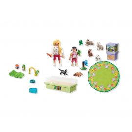 Playmobil My Life Starter Pack Παίζοντας Με Κουνελάκια | 71753 Playmobil | Παιχνίδια Unisex στο MarkCenter