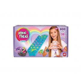 Plexi Flexi Love Αργαλειός 800 Λαστιχάκια & 30 Αξεσουάρ AS Company | Παιχνίδια για Κορίτσια στο MarkCenter