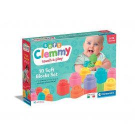 Soft Clemmy Touch & Play Μαλακά Premium Τουβλάκια 10 τμχ Clementoni | Παιχνίδια στο MarkCenter