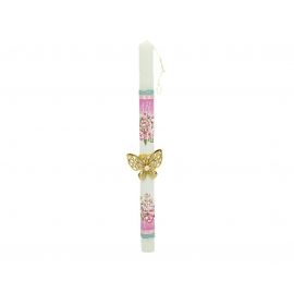 Λαμπάδα Χειροποίητη Πεταλούδα Χρυσή Μεγάλη 25370 OEM | Πασχαλινές λαμπάδες στο MarkCenter