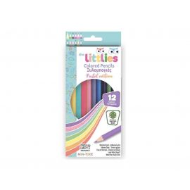 Ξυλομπογιές The Littlies Wood Free Pastel 12τμχ The Littlies | Είδη Ζωγραφικής στο MarkCenter