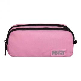 Κασετίνα Must Team Monochrome Ροζ Απαλό Γκρι Must Team | Σχολικές Τσάντες - Κασετίνες στο MarkCenter