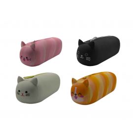 Κασετίνα Must Team Γάτα 4 Σχέδια Must Team | Σχολικές Τσάντες - Κασετίνες στο MarkCenter