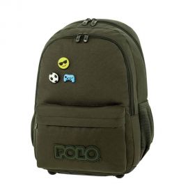 Τσάντα Πλάτης Polo Pins Κυππαρισσί Polo | Σχολικές Τσάντες - Κασετίνες στο MarkCenter
