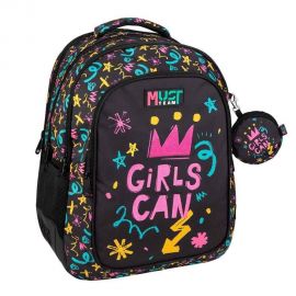 Τσάντα Πλάτης Δημοτικού Must Team Girls Can Must Team | Σχολικές Τσάντες - Κασετίνες στο MarkCenter