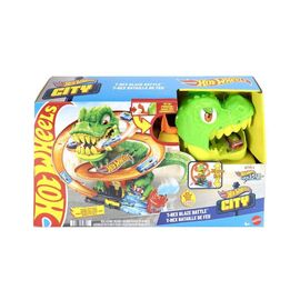 Hot Wheels City Πίστα T-Rex Πυροσβετικός Σταθμός | JBM73 Mattel | Οχήματα στο MarkCenter