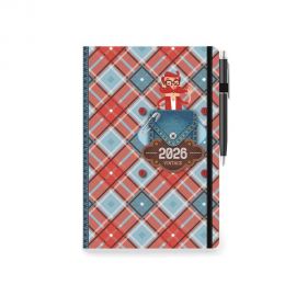 Ημερολόγιο Ημερήσιο Καρο 12X17 Jean 2026 Εκδόσεις τριπερίνας | Ημερολόγια στο MarkCenter