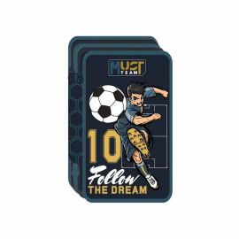 Κασετίνα Must Team Τριπλή Γεμάτη Football Must Team | Σχολικές Τσάντες - Κασετίνες στο MarkCenter