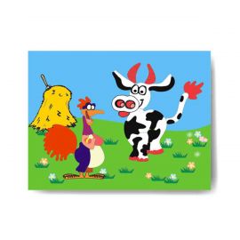 Παζλ με Σφηνώματα Κόκορας- Αγελάδα DE19 OEM | Παιχνίδια Bebe στο MarkCenter