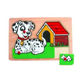 Παζλ με Σφηνώματα Σκύλος D45 OEM | Παιχνίδια Bebe στο MarkCenter