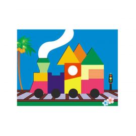 Παζλ με Σφηνώματα Τρενάκι DE13 OEM | Παιχνίδια Bebe στο MarkCenter