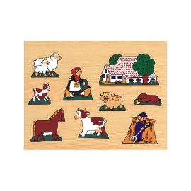 Παζλ με Σφηνώματα Φάρμα D21C OEM | Παιχνίδια Bebe στο MarkCenter