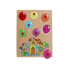 Παζλ με Σφηνώματα Μαθαίνω τα χρώματα D88 OEM | Παιχνίδια Bebe στο MarkCenter