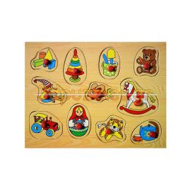 Παζλ με Σφηνώματα Παιχνίδια 2 D111 OEM | Παιχνίδια Bebe στο MarkCenter