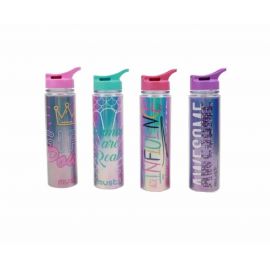 Παγούρι Πλαστικό Must Team 450ml Neon 4 Σχέδια Must Team | Παγουράκια - Δοχεία Φαγητού στο MarkCenter