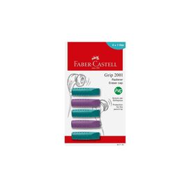 Σετ Faber Castell Γόμα Καπάκι Πετρόλ Μωβ  Faber castell | Διάφορα Είδη στο MarkCenter