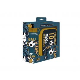 ​Σετ Πλαστικό Δοχείο Φαγητού Must Team 800Ml & Παγούρι Αλουμινίου 500Ml Ποδόσφαιρο Must Team | Παγουράκια - Δοχεία Φαγητού στο MarkCenter