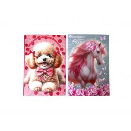 Τετράδιο Καρφίτσα 17x25 Σκύλος Μονόκερος 2 Σχέδια GIM | Σχολικά Τετράδια στο MarkCenter