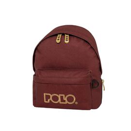 Τσάντα Πλάτης Νηπιαγωγείου Polo Mini Κεραμιδί Χρυσό Polo | Σχολικές Τσάντες - Κασετίνες στο MarkCenter
