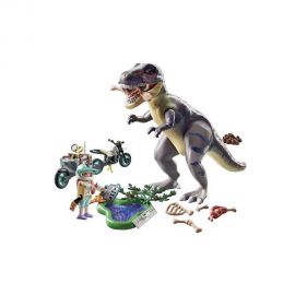Playmobil T-Rex Και Εξερευνητής Με Μοτοσικλέτα 71524 Playmobil | Playmobil στο MarkCenter