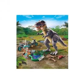 Playmobil T-Rex Και Εξερευνητής Με Μοτοσικλέτα 71524 Playmobil | Playmobil στο MarkCenter