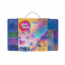 Plexi Flexi Θήκη Με 4500 Λαστιχάκια & 100 Αξεσουάρ Disney Stitch AS Company | Παιχνίδια για Κορίτσια στο MarkCenter
