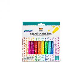 Μαρκαδόροι Με Σφραγίδα Σετ 8 Χρωμάτων Tiger Tribe | Γραφική Ύλη στο MarkCenter