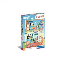 Παζλ Παιδικό Supercolor 2x20τεμ Bluey Clementoni | Πάζλ στο MarkCenter