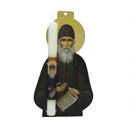 Λαμπάδα Χειροποίητη Καδράκι Αγ. Παΐσιος OEM | Πασχαλινές λαμπάδες στο MarkCenter