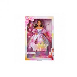 Barbie Συλλεκτική Κούκλα Χαρούμενα Γενέθλια Μελαχρινή JJX78 Mattel | Παιχνίδια για Κορίτσια στο MarkCenter