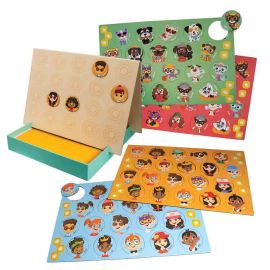 Επιτραπέζιο Μαγνητικό Παιχνίδι Happi Hobbi Ποιος Κρύβεται AS Company | Παιχνίδια Unisex στο MarkCenter