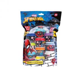 Πλαστελίνη Marvel Spiderman Σακουλάκι Με 10 Βαζάκια Και Καπάκια Καλουπάκια 280gr AS Company | Παιχνίδια για Αγόρια στο MarkCenter