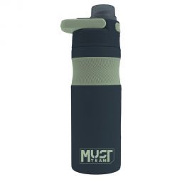 Θερμός Ανοξείδωτος Must Team 500ml Σκούρο Μαύρο Λαδί Must Team | Παγουράκια - Δοχεία Φαγητού στο MarkCenter