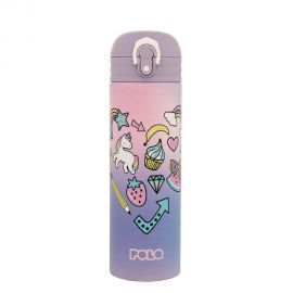 Θερμός Ανοξείδωτος Polo Junior ΙΙ 500Ml Μονόκερος Polo | Παγουράκια - Δοχεία Φαγητού στο MarkCenter