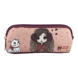 Κασετίνα Must Team Girl In Winter With Fur Must Team | Τσάντες - Κασετίνες στο MarkCenter