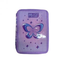 Κασετίνα Must Team Διπλή Γεμάτη Butterfly Must Team | Τσάντες - Κασετίνες στο MarkCenter