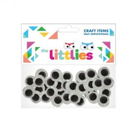 Ματάκια The Littlies Μαύρα 14x20mm 6x22mm 28τμχ The Littlies | Είδη Χειροτεχνίας στο MarkCenter