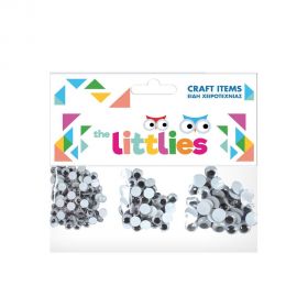 Ματάκια The Littlies Μαύρα 150τμχ 75x6mm 45x8mm 30x10mm The Littlies | Είδη Χειροτεχνίας στο MarkCenter