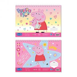 Μπλοκ Ζωγραφικής 23X33 40 Φύλλων Peppa Pig 2 Σχέδια Διακάκης | Είδη Ζωγραφικής στο MarkCenter