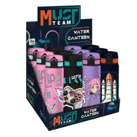 Παγούρι Ανοξείδωτο Must Team 600ml Διάφορα Σχέδια Must Team | Παγουράκια - Δοχεία Φαγητού στο MarkCenter