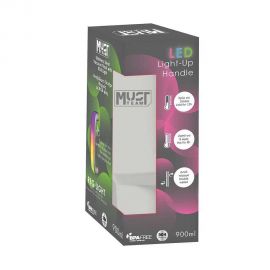 Ποτήρι Ανοξείδωτο Θερμός Must Team 900ml Με Καλαμάκι & Rgb Φως Γκρι Must Team | Παγουράκια - Δοχεία Φαγητού στο MarkCenter