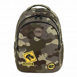 Τσάντα Πλάτης Polo Focus Olive Camo Polo | Σχολικές Τσάντες - Κασετίνες στο MarkCenter