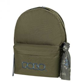 Τσάντα Πλάτης Polo Original Double Scarf Khaki Petrol Χακί Πετρόλ Polo | Σχολικές Τσάντες - Κασετίνες στο MarkCenter