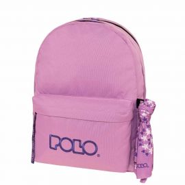 Τσάντα Πλάτης Polo Original Double Scarf Violet Indigo Βιολετί Λουλακί Polo | Σχολικές Τσάντες - Κασετίνες στο MarkCenter