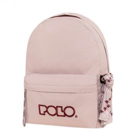 Τσάντα Πλάτης Polo Original Scarf Lilac Cherry Λιλά Βυσσινί Polo | Σχολικές Τσάντες - Κασετίνες στο MarkCenter