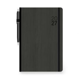 Ημερολόγιο Ημερήσιο eco 12x17 Με στυλό και Λάστιχο Ανθρακί 2027 Εκδόσεις τριπερίνας | Ημερολόγια στο MarkCenter