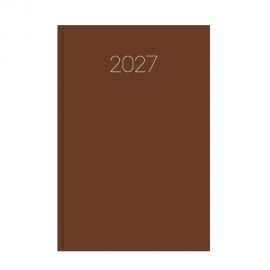 Ημερολόγιο Ημερήσιο simple 17x24 Καφέ 2027 Εκδόσεις τριπερίνας | Ημερολόγια στο MarkCenter