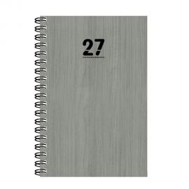 Ημερολόγιο Ημερήσιο Σπιράλ eco 17x25 2027 Γκρι Εκδόσεις τριπερίνας | Ημερολόγια στο MarkCenter