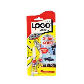 Κόλλα Στιγμής Logo 2gr + 1gr Δώρο Logo | Είδη Χειροτεχνίας στο MarkCenter