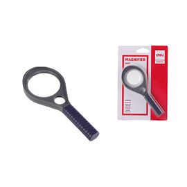 Magnifier Deli Plastic Card 3x & 6x 45mm Racket Black DELI | Office Supply στο MarkCenter